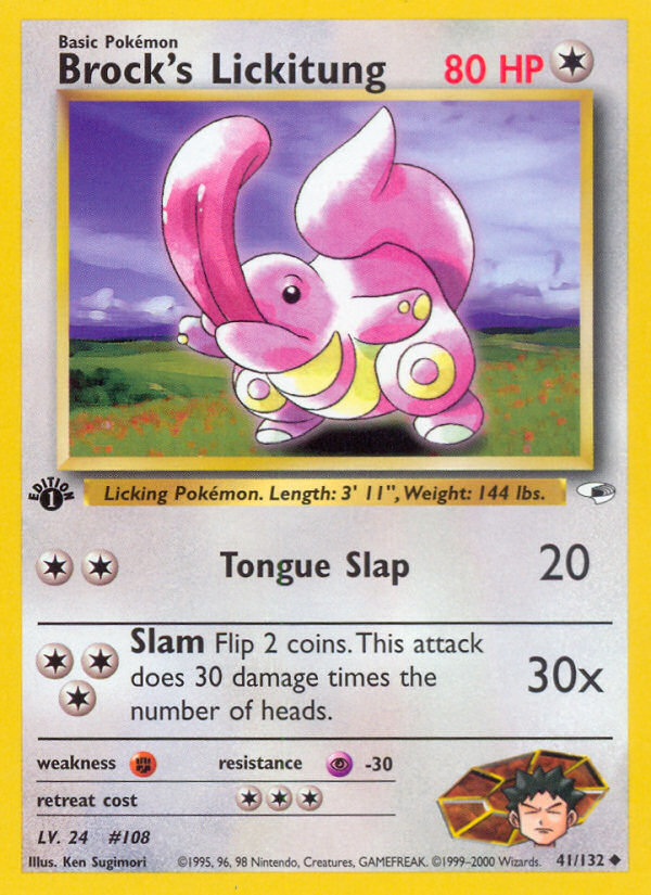 Brock's Lickitung card