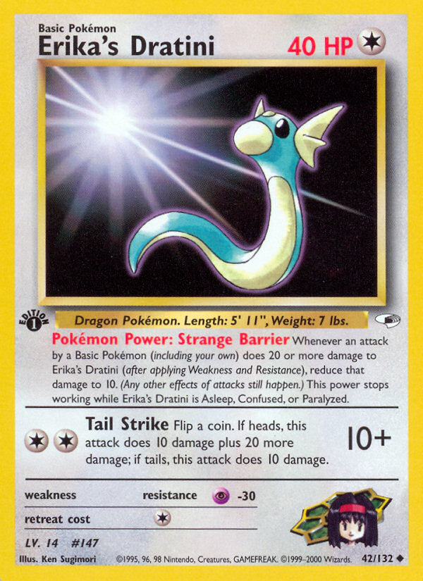 Erika's Dratini card