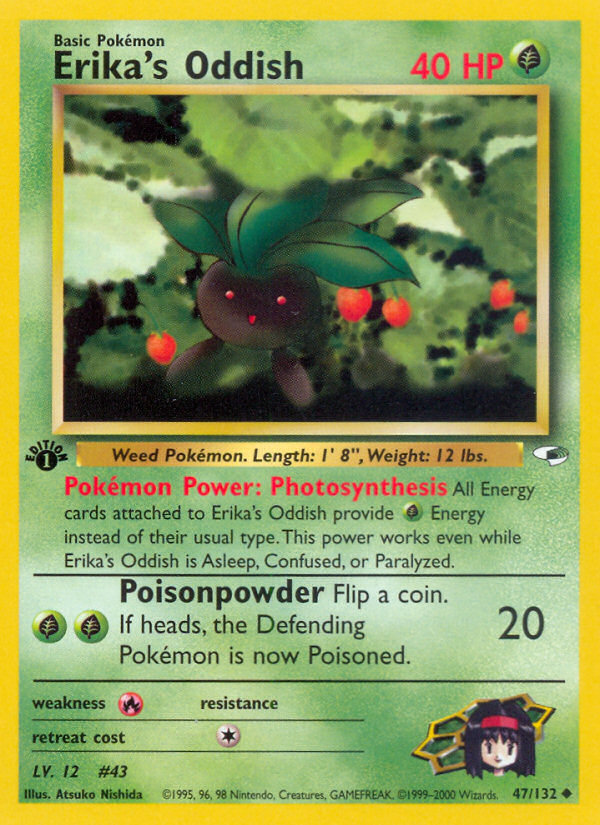 Erika's Oddish card