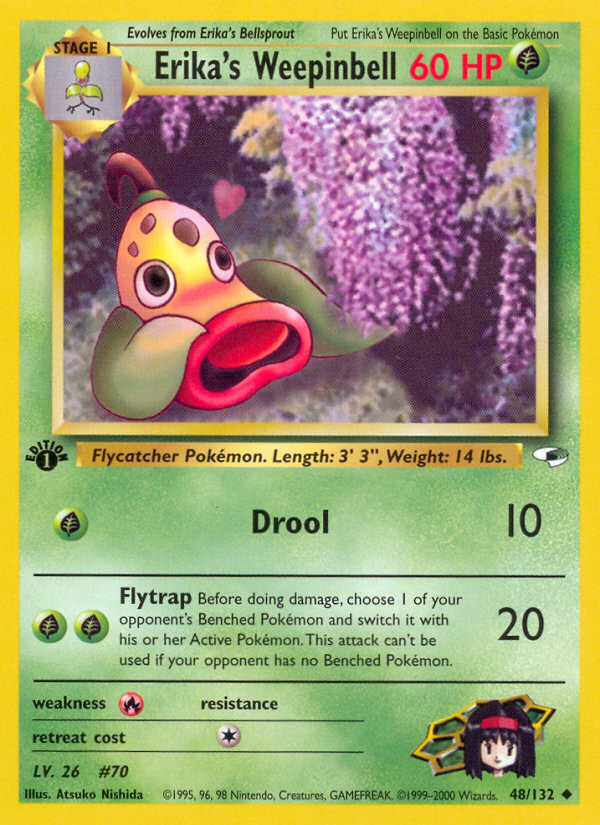 Erika's Weepinbell card