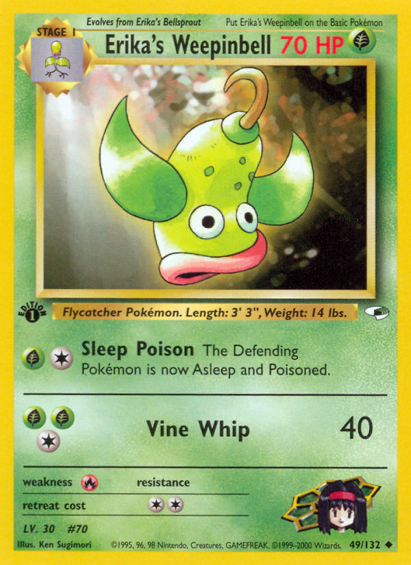 Erika's Weepinbell card