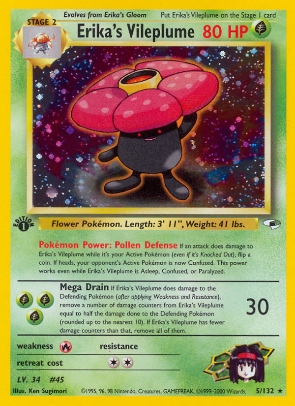 Erika's Vileplume card