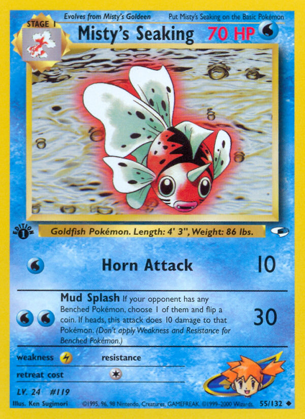 Misty's Seaking card