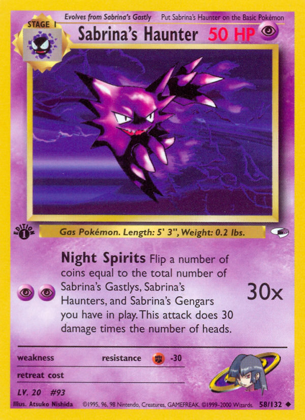 Sabrina's Haunter card