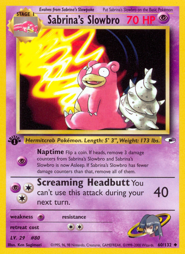 Sabrina's Slowbro card