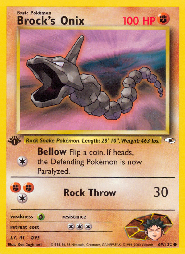 Brock's Onix card