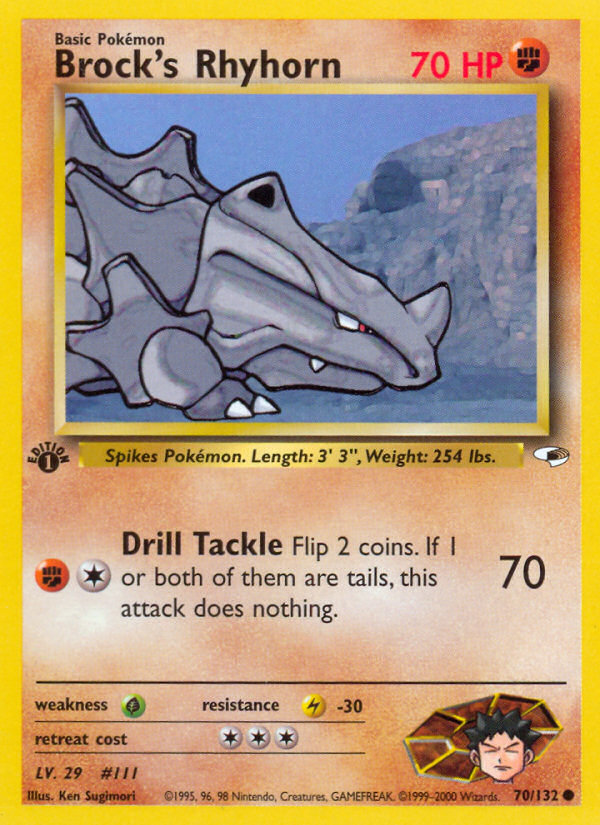 Brock's Rhyhorn card