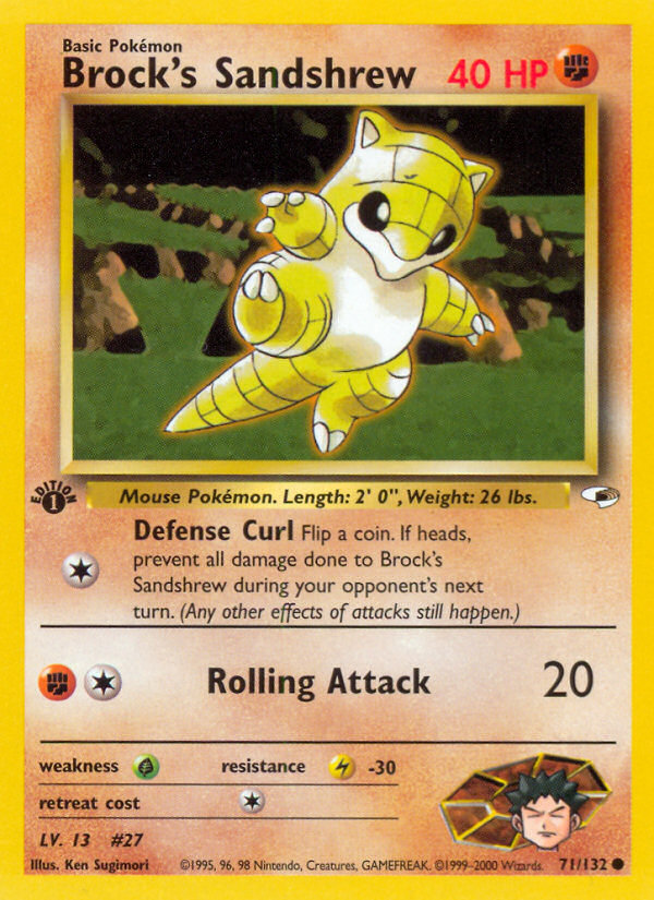 Brock's Sandshrew card