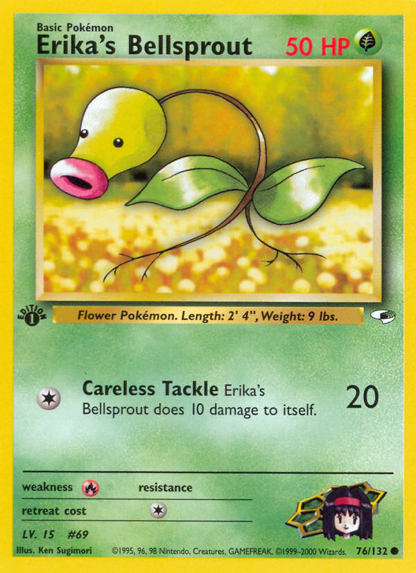 Erika's Bellsprout card