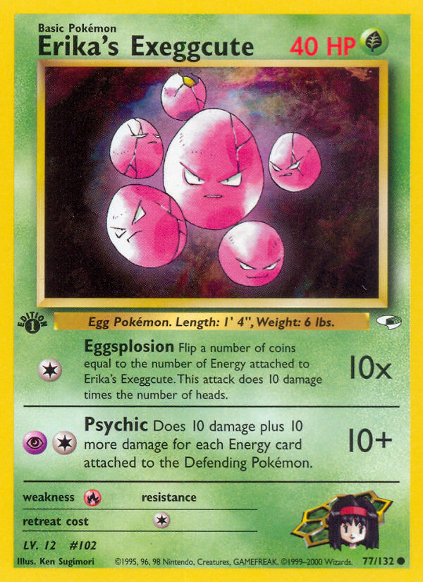 Erika's Exeggcute card