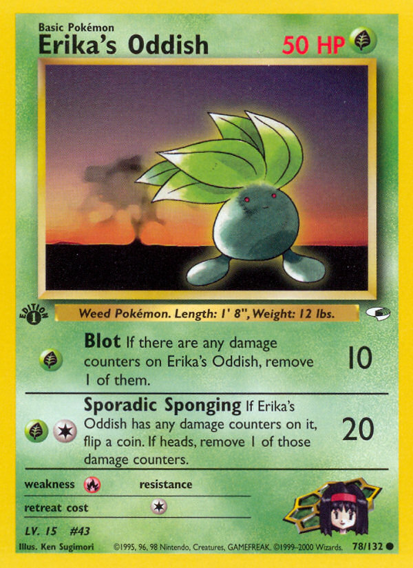 Erika's Oddish card