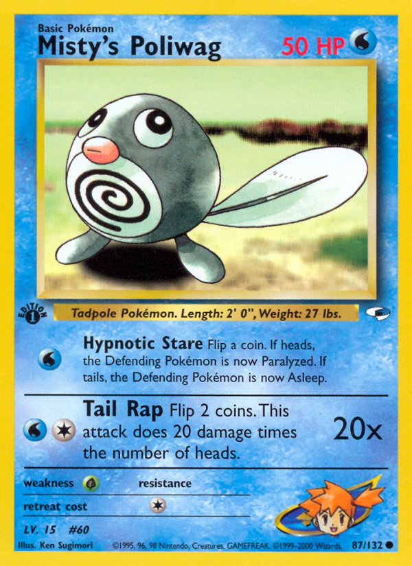 Misty's Poliwag card