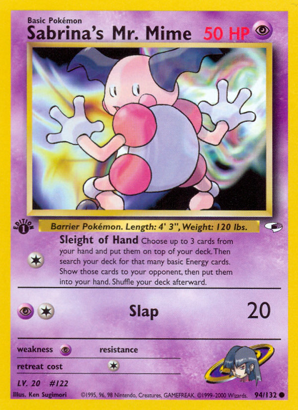 Sabrina's Mr. Mime card