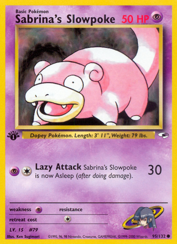 Sabrina's Slowpoke card