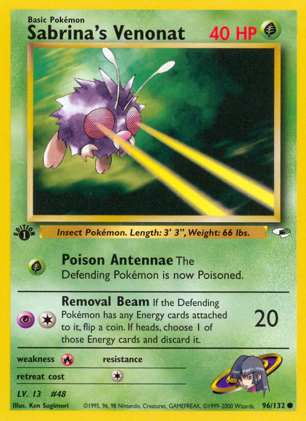 Sabrina's Venonat card