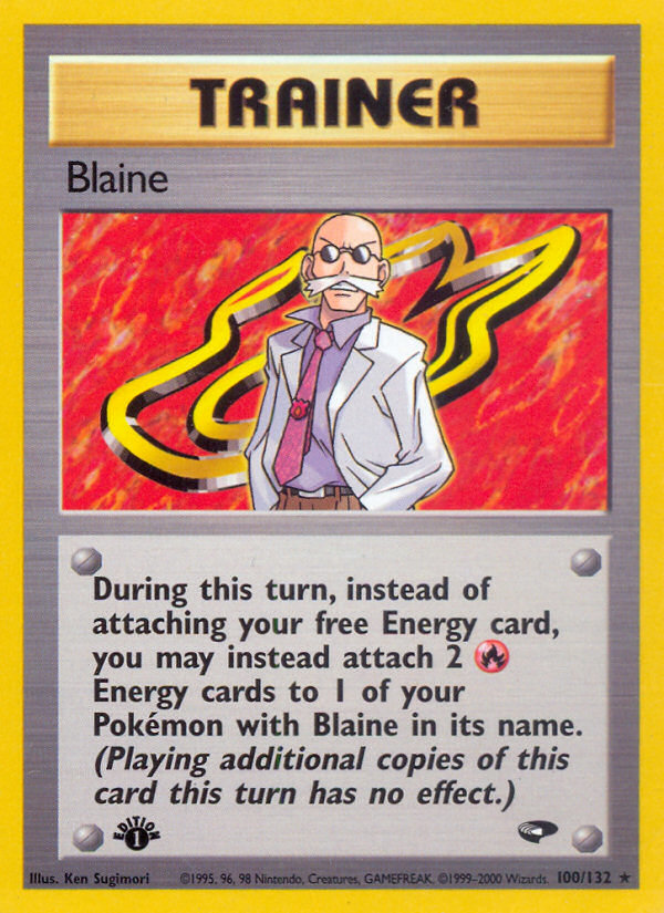 Blaine card