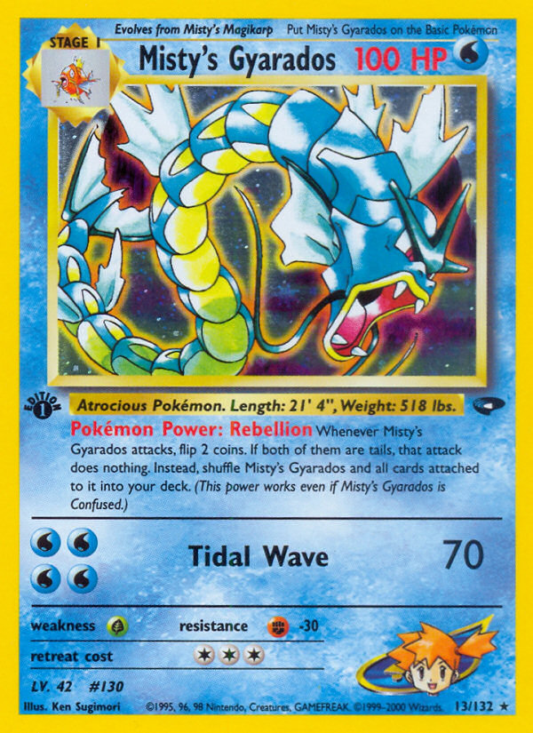 Misty's Gyarados card