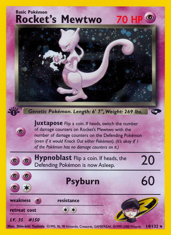 Rocket's Mewtwo card