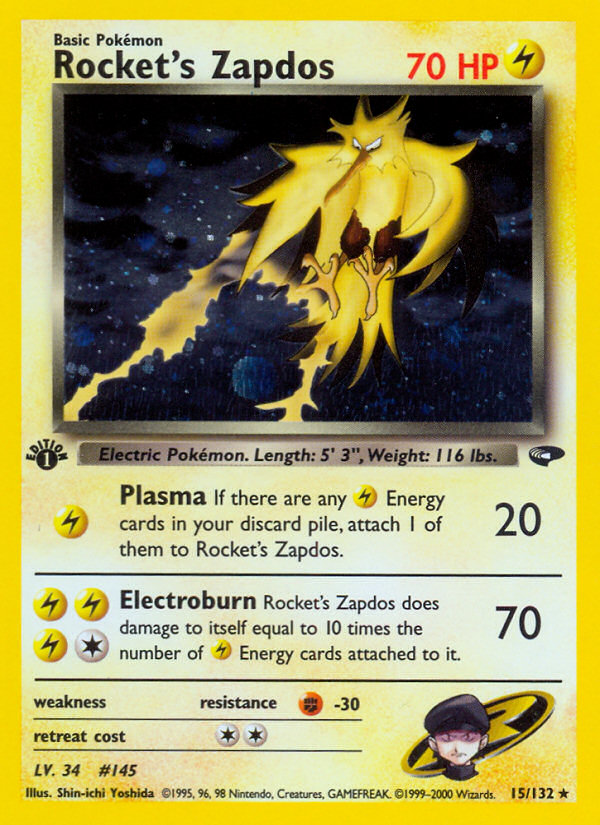 Rocket's Zapdos card