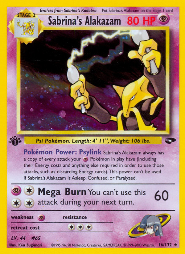 Sabrina's Alakazam card