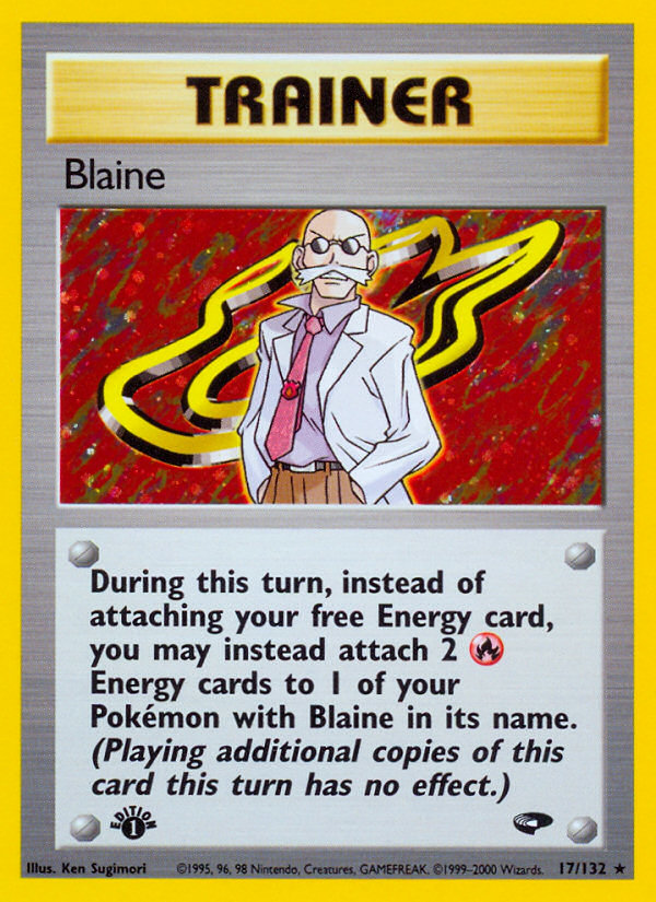 Blaine card