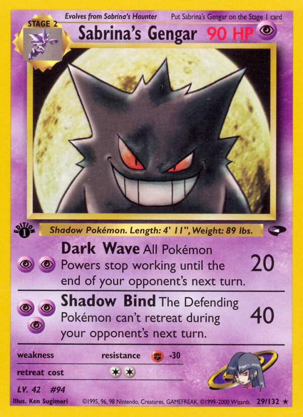 Sabrina's Gengar card