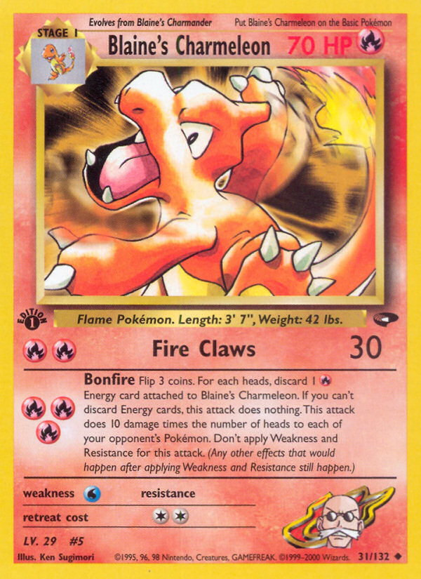 Blaine's Charmeleon card