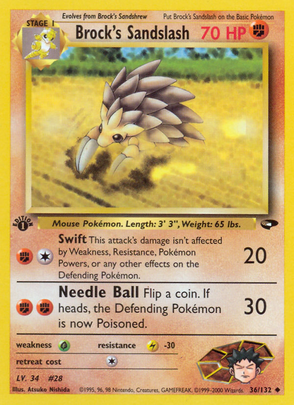 Brock's Sandslash card