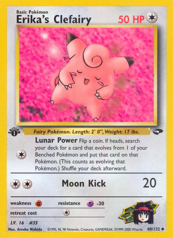 Erika's Clefairy card