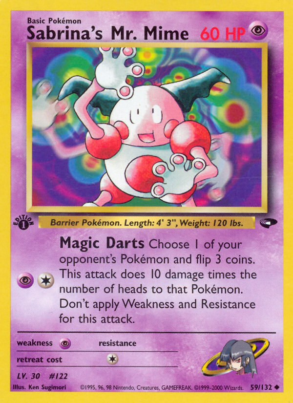 Sabrina's Mr. Mime card