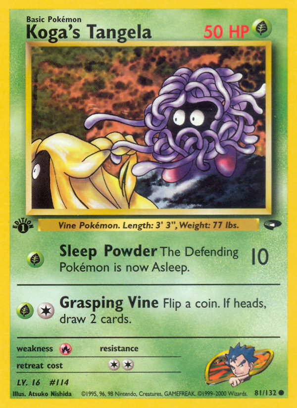 Koga's Tangela card