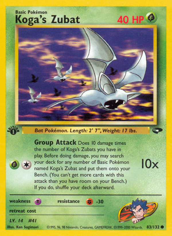 Koga's Zubat card