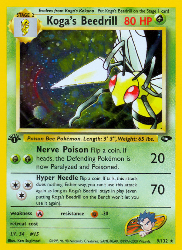 Koga's Beedrill card