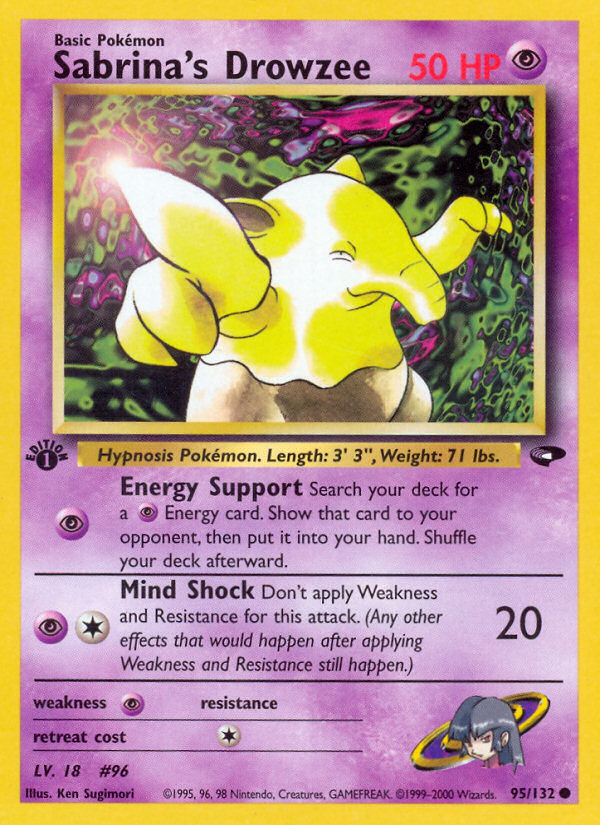 Sabrina's Drowzee card