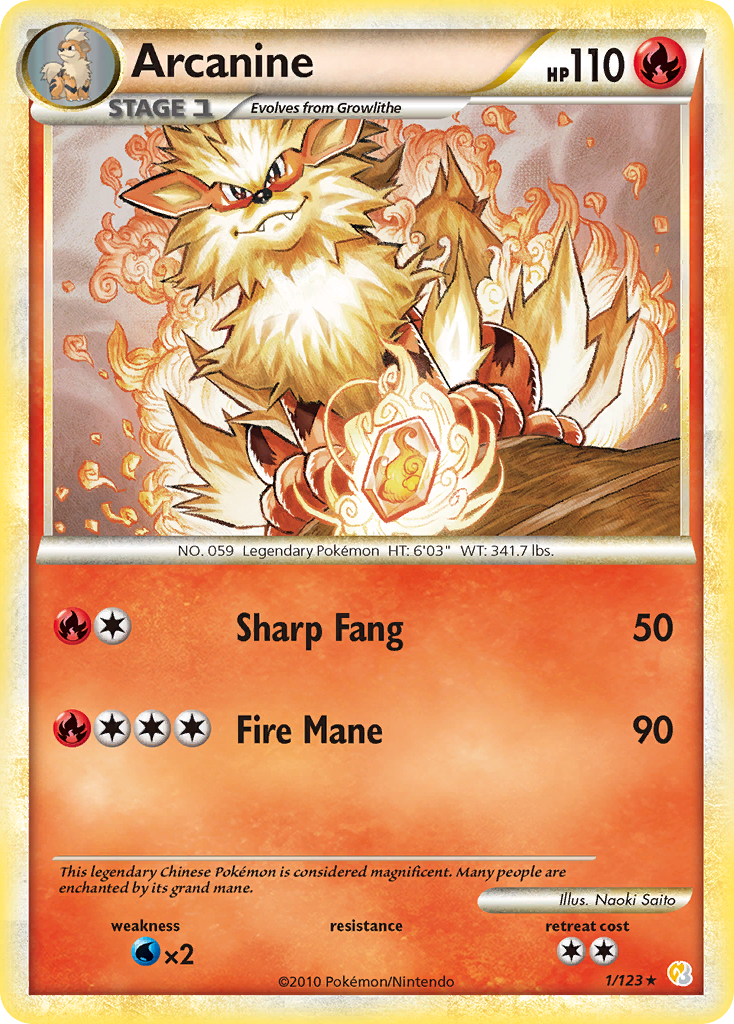 Arcanine card