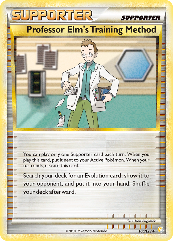 Professor Elm's Training Method card