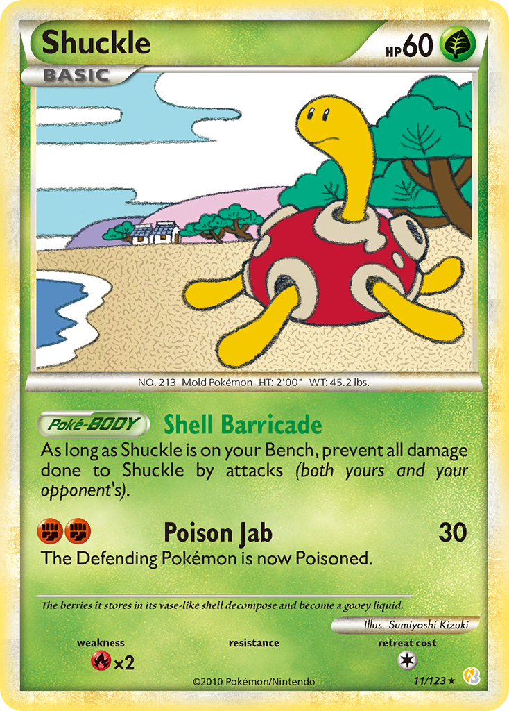 Shuckle card