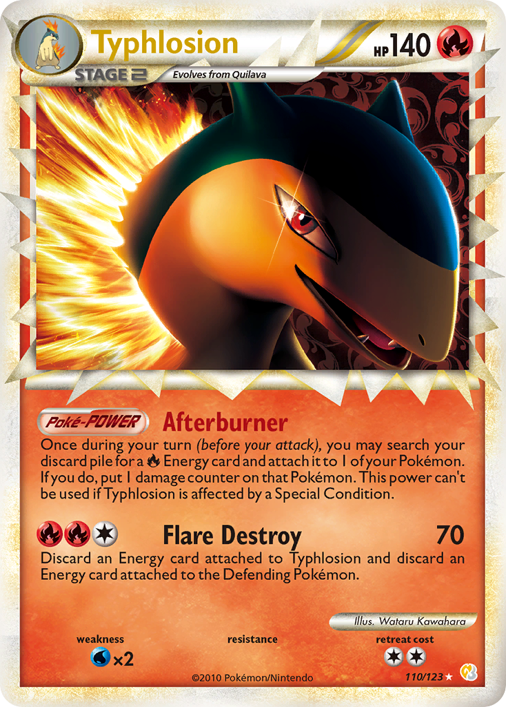 Typhlosion card