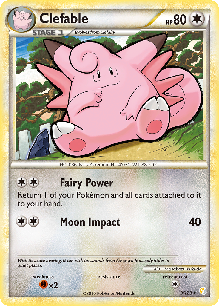 Clefable card