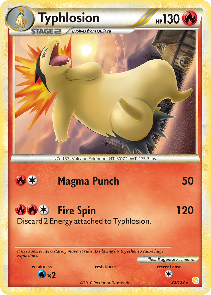 Typhlosion card