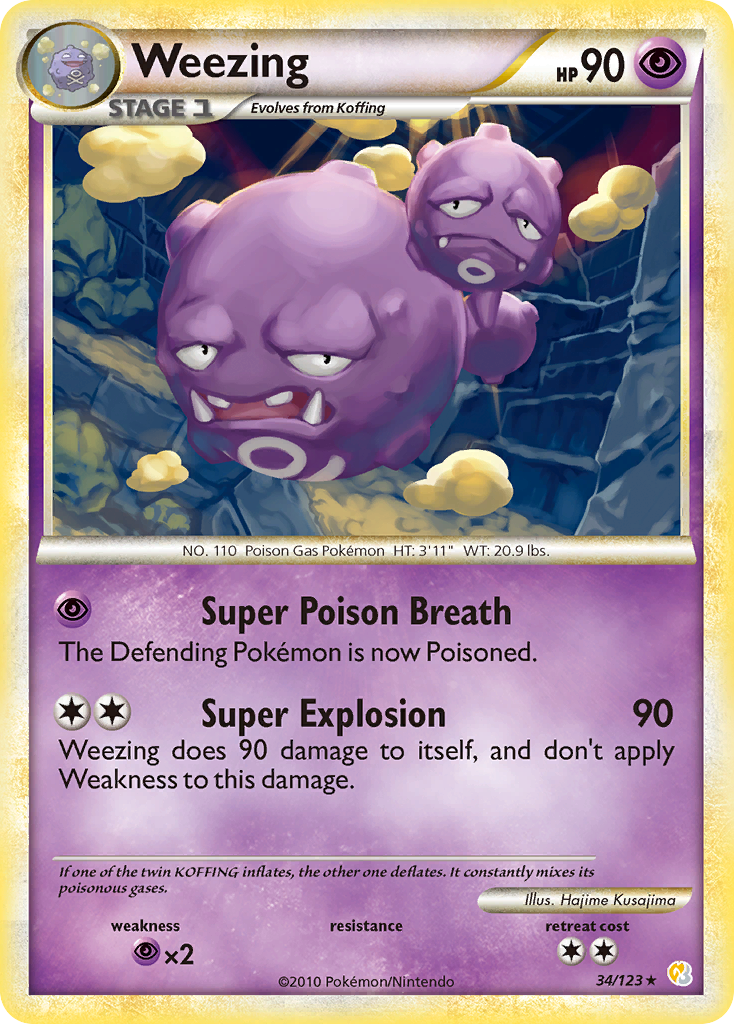 Weezing card