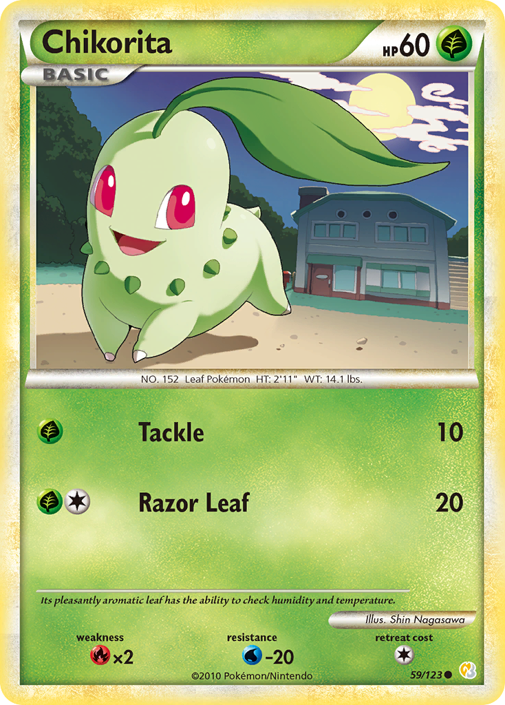 Chikorita card