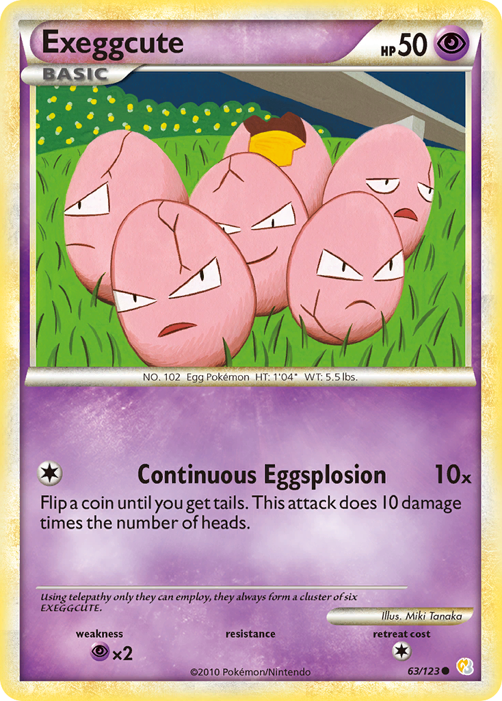 Exeggcute card