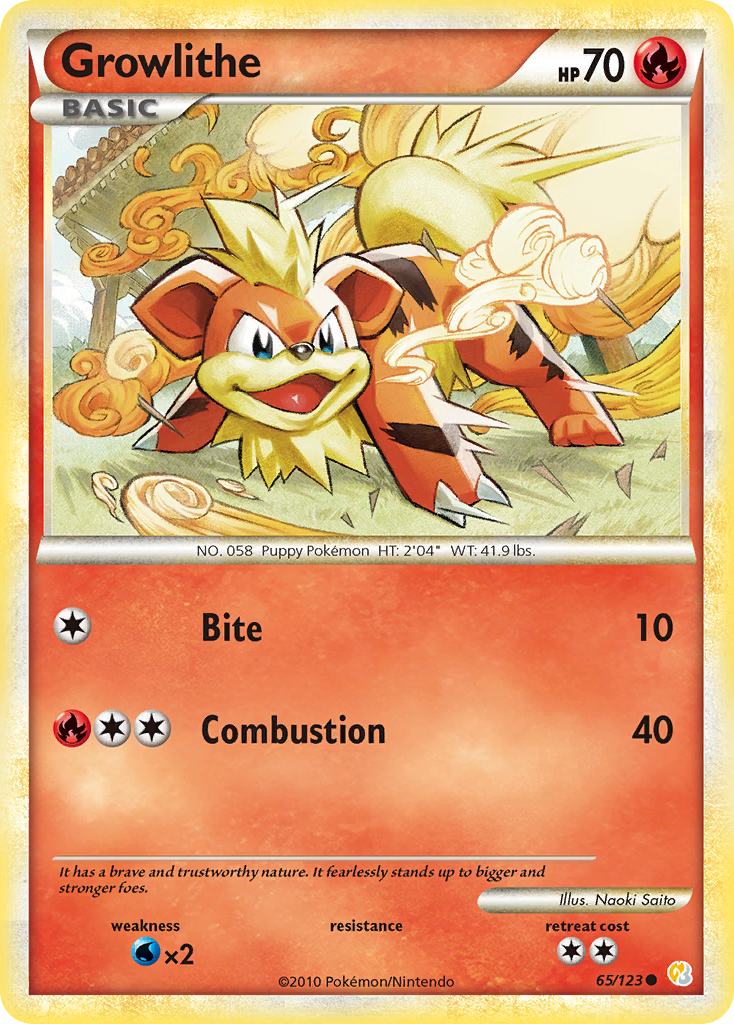 Growlithe card