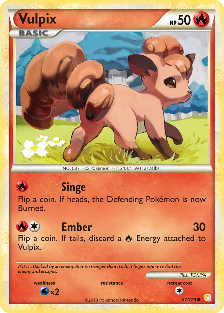 Vulpix card