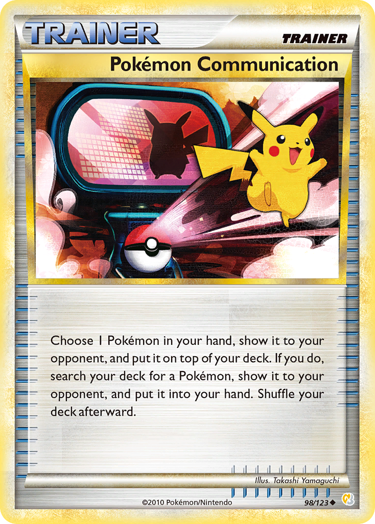 Pokémon Communication card