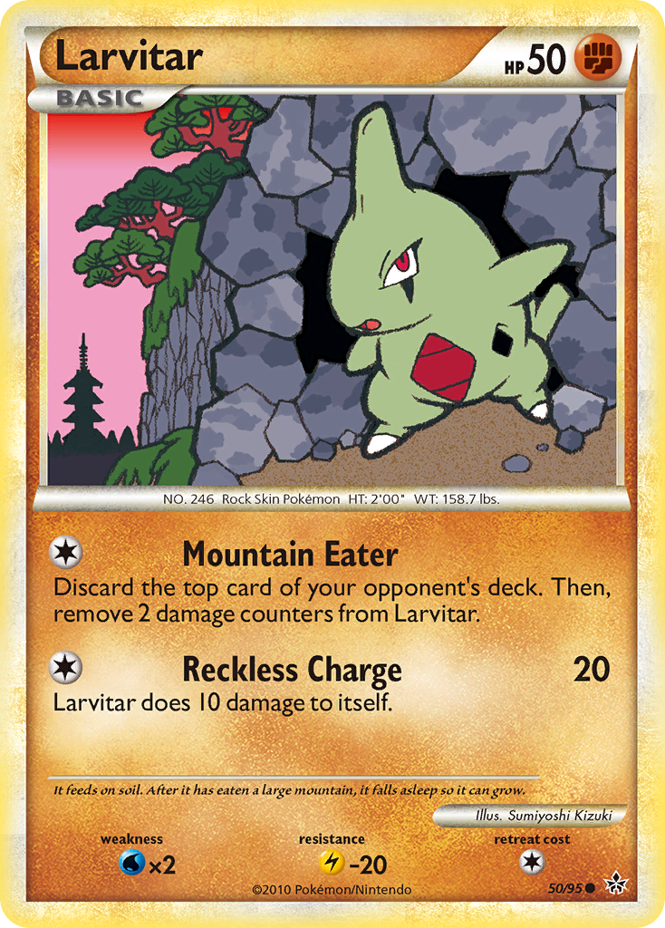 Larvitar card