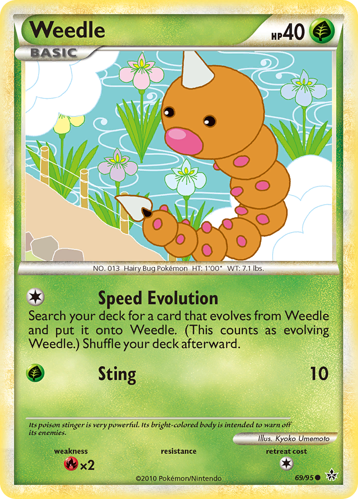 Weedle card