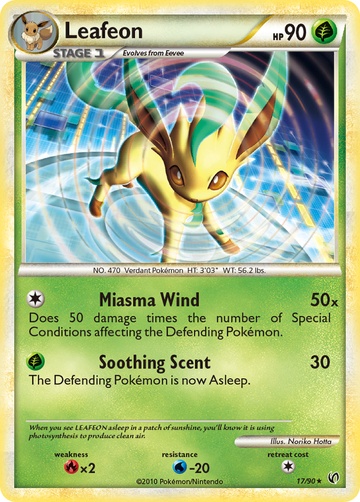 Leafeon card