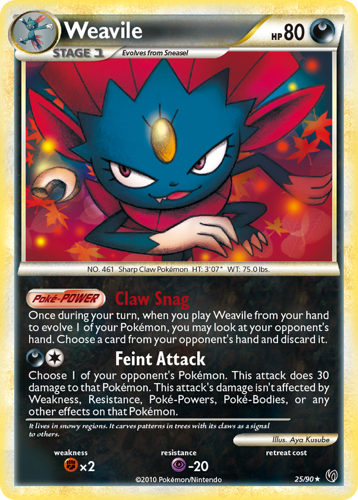 Weavile card